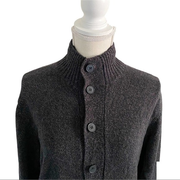 Oscar de la Renta Gray button down cardigan size S - Picture 9 of 11